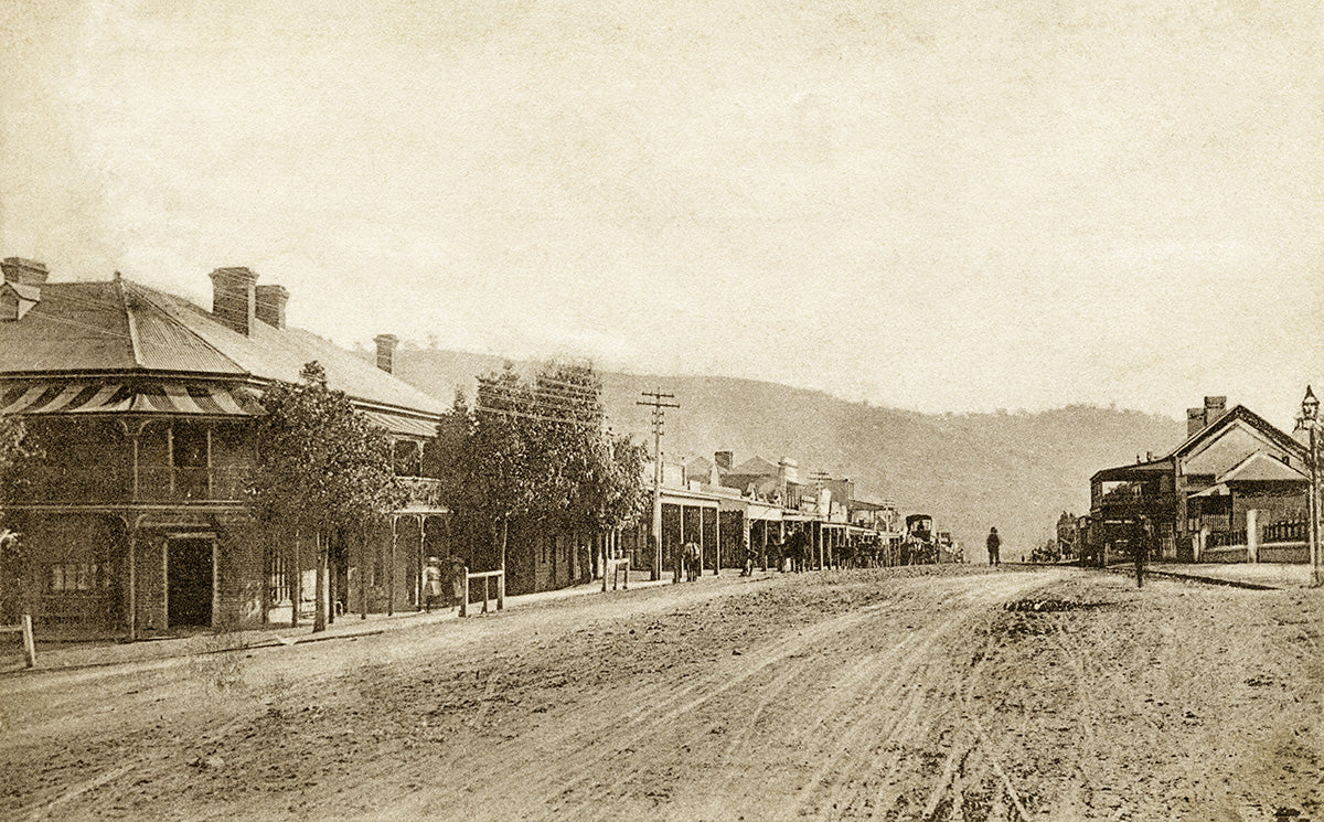 Sheridan Street, Gundagai NSW Australia 1900s
