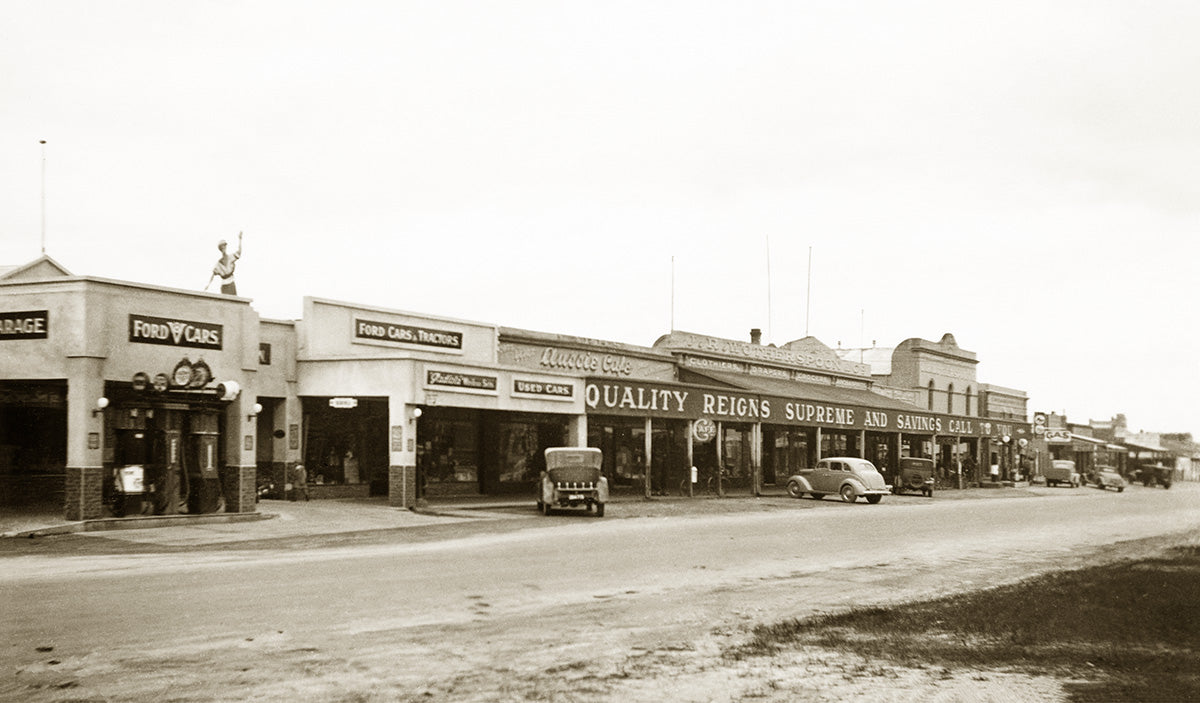 Neil Street, Beaufort VIC Australia 1930s