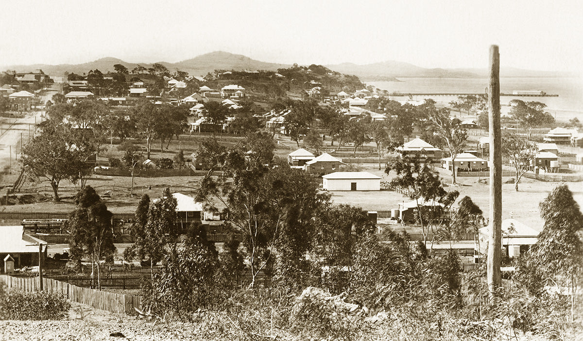 General View From Ferris Hill, Gladstone QLD Australia c.1920