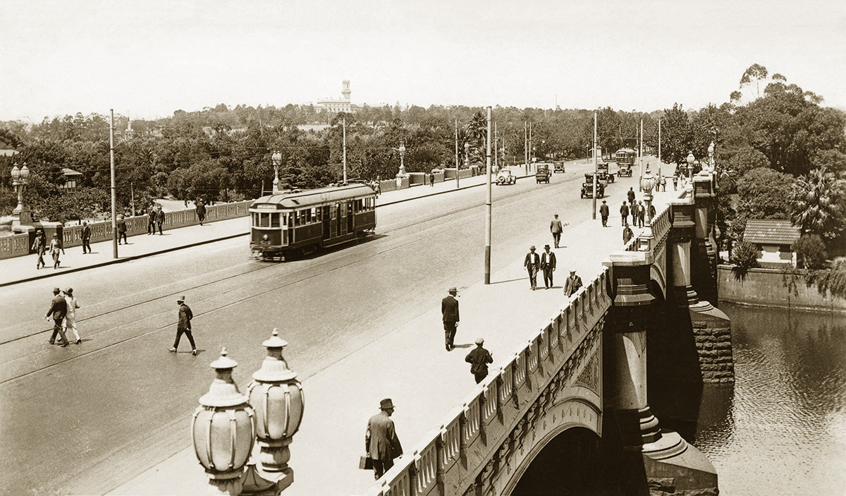 Princes Bridge, Melbourne VIC Australia 1933