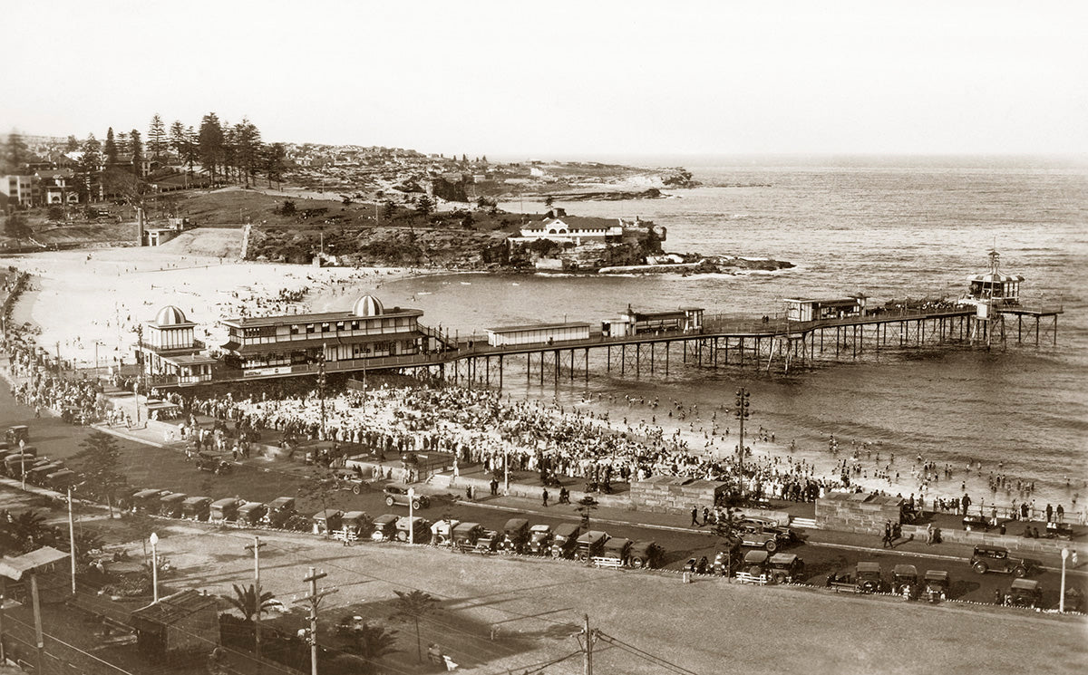 The Pier At Coogee Beach - Coogee NSW Australia 1930s