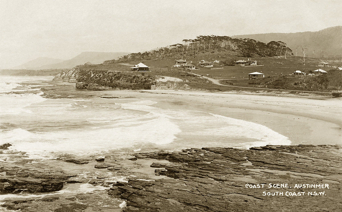 Coast Scene, Austinmer NSW Australia 1920s