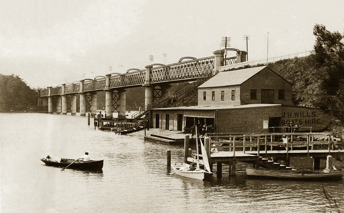 Bridge, Como NSW Australia c.1907