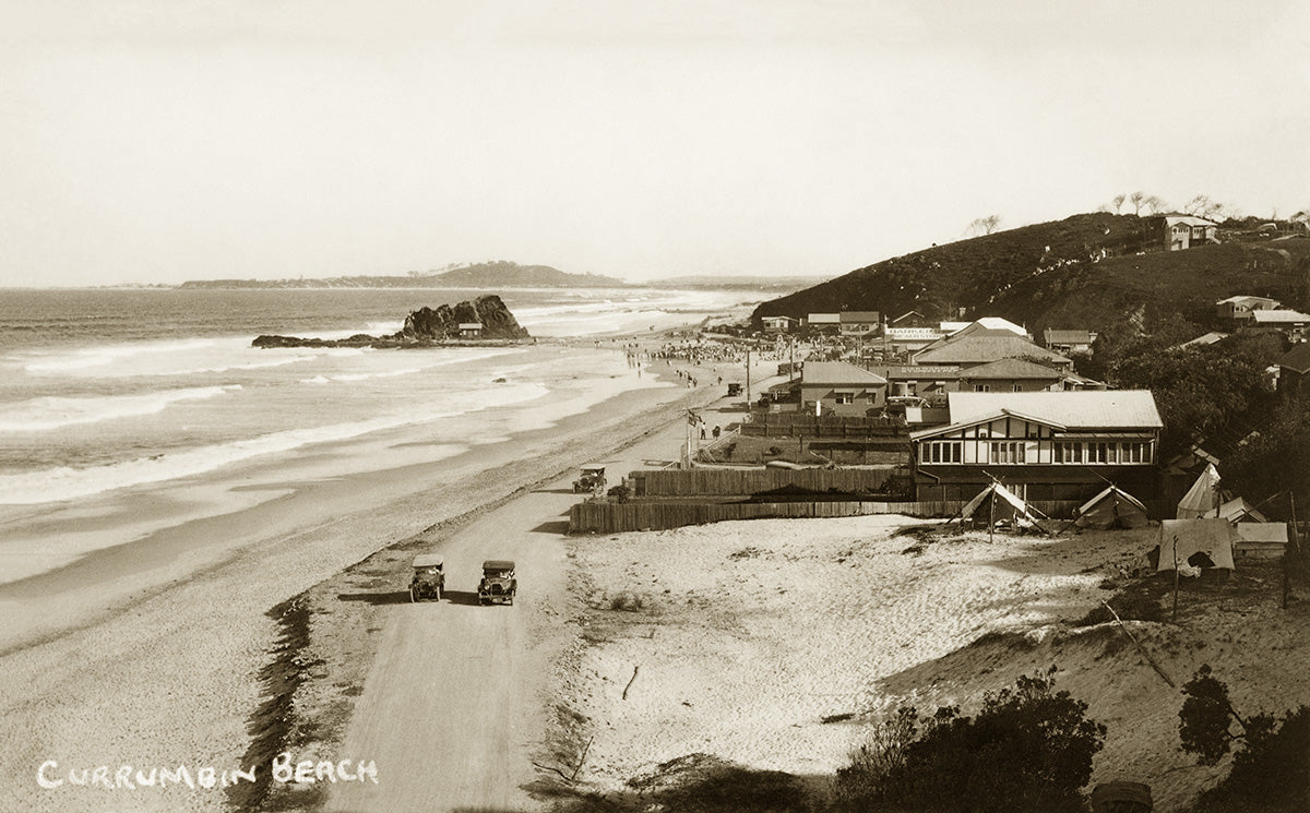 The Beach, Currumbin QLD Australia c.1919