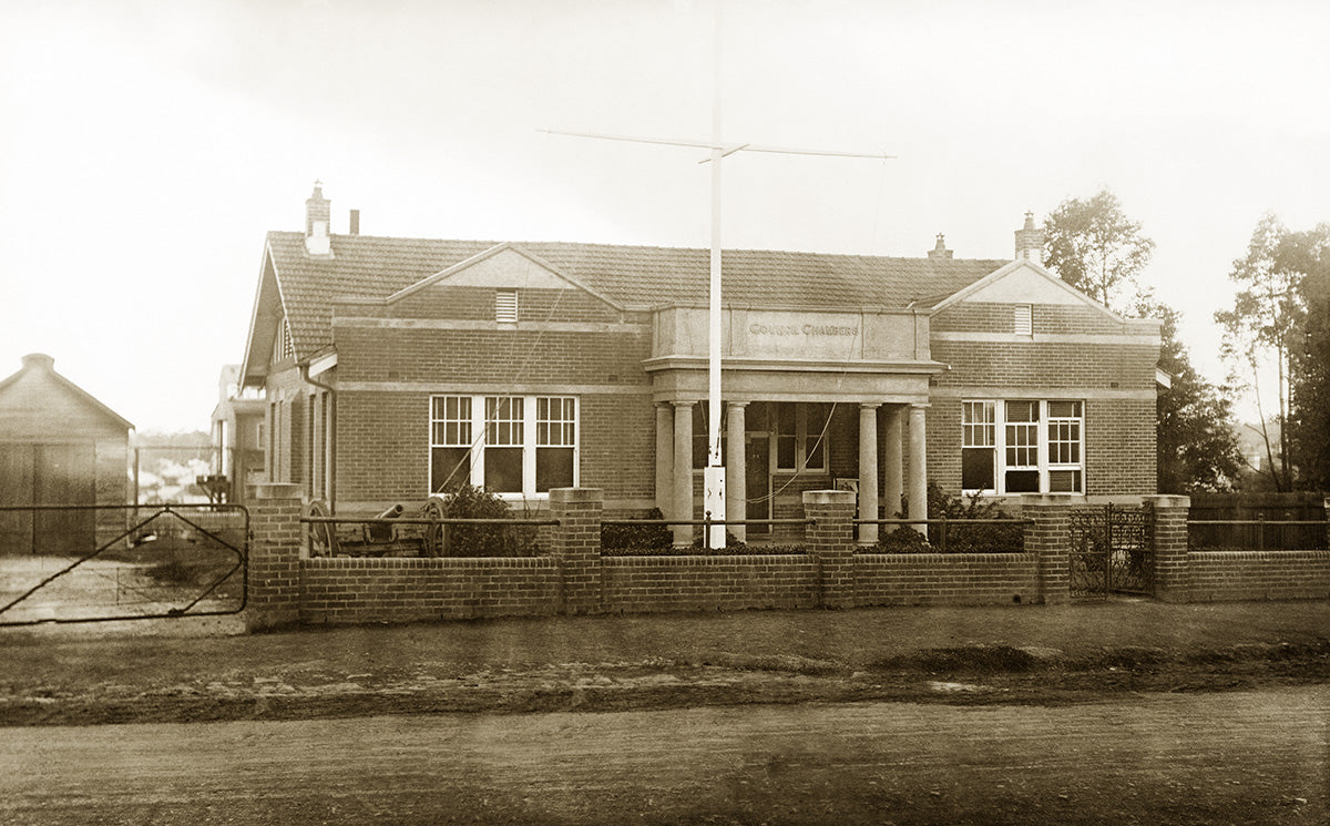 Shire Council Chambers, Hornsby NSW Australia 1910s