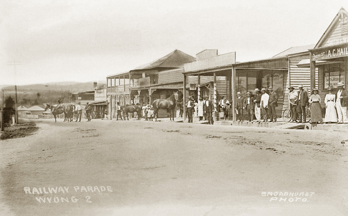 Railway Parade, Wyong NSW Australia c.1900