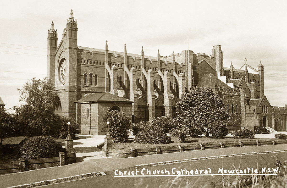 Christ Church Cathedral, Newcastle NSW Australia c.1930