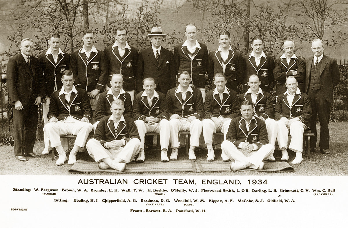 Australian Cricket Team In England, England 1934