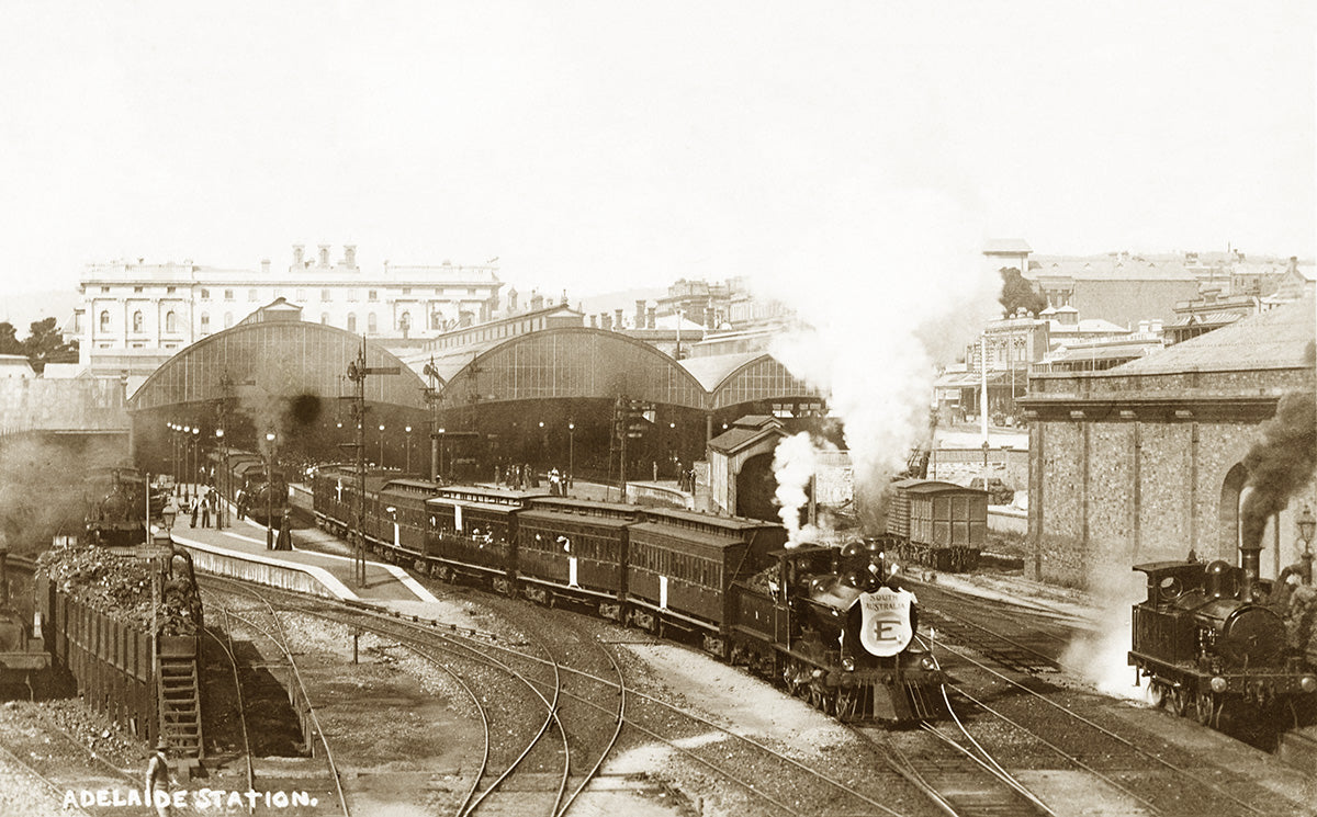 Railway Station, Adelaide SA Australia c.1897