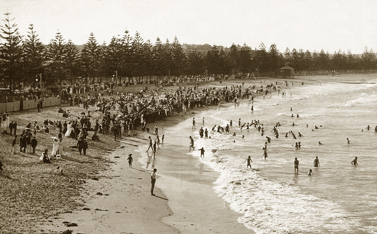 Ocean Beach, Manly NSW Australia 1907