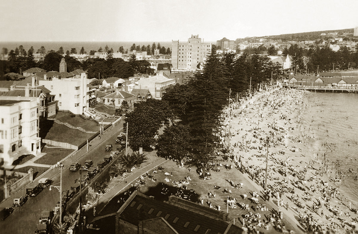 Harbour Beach, Manly NSW Australia c.1938