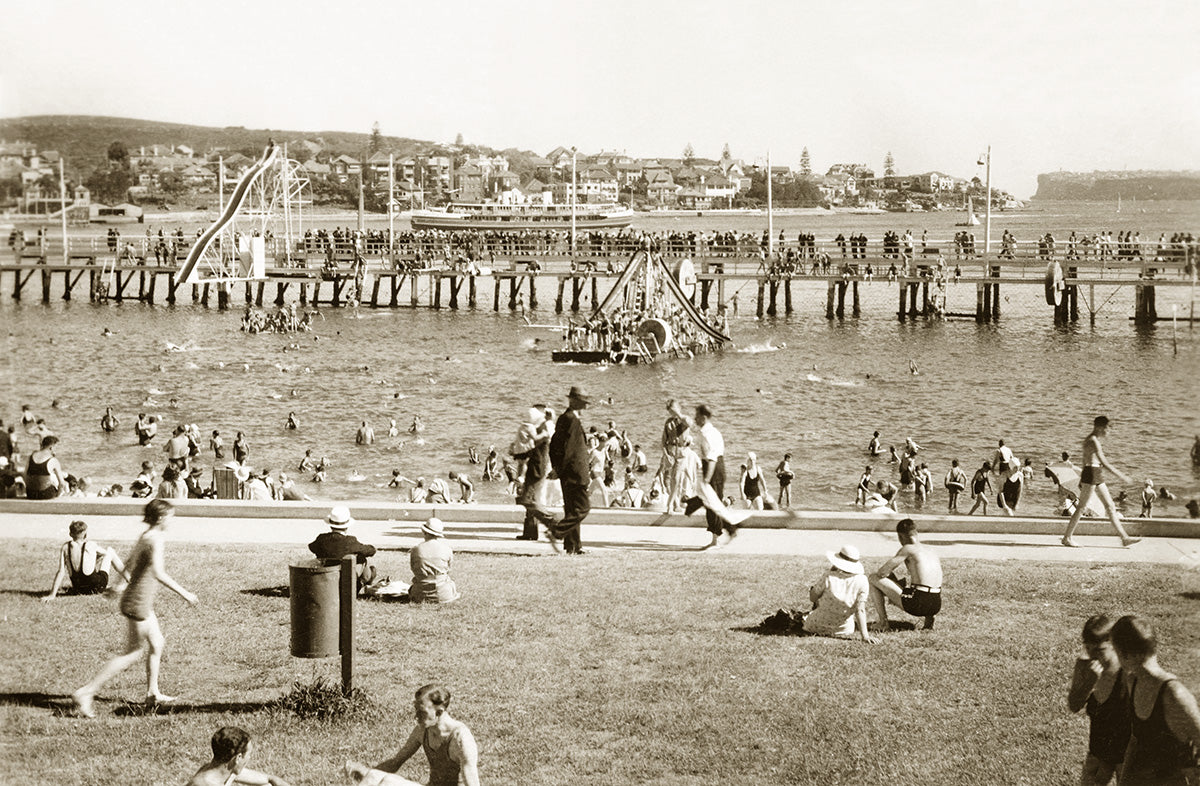 Harbour Shark-Proof Pool, Manly NSW Australia 1948