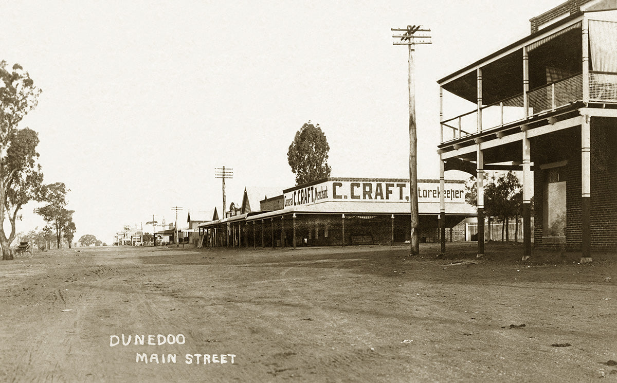 Main Street, Dunedoo NSW Australia 1914
