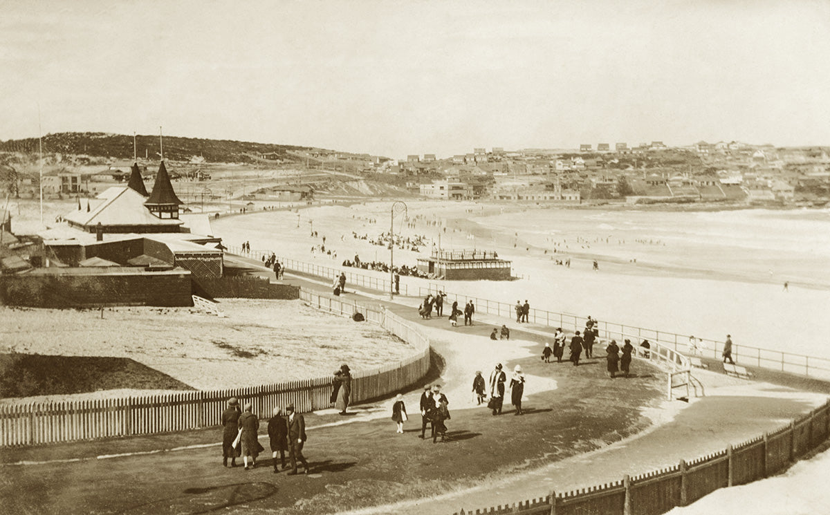 The Beach, Bondi NSW Australia 1910s