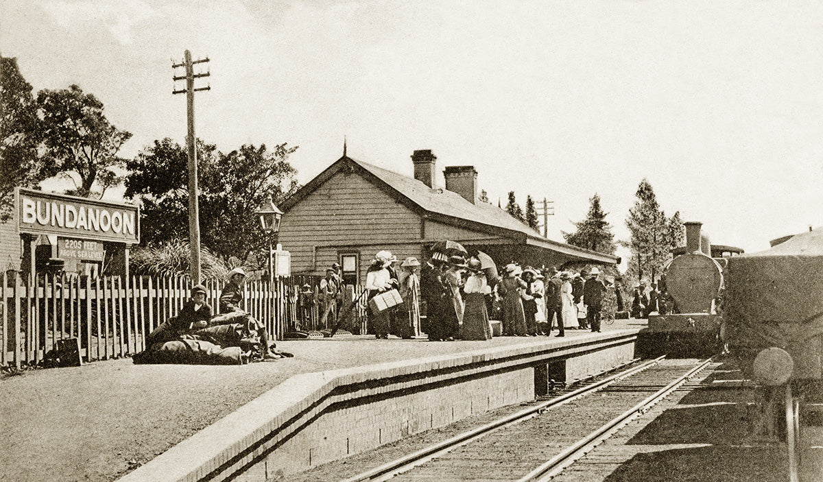 Railway Station, Bundanoon NSW Australia 1911