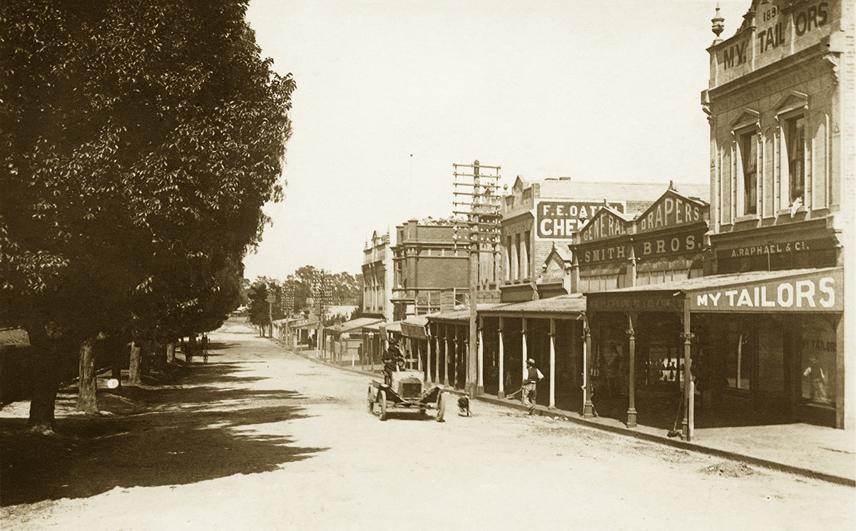 Station Street, Seymour VIC Australia c.1911