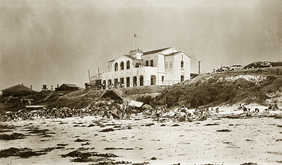 Surf Sheds, The Entrance NSW Australia c.1950