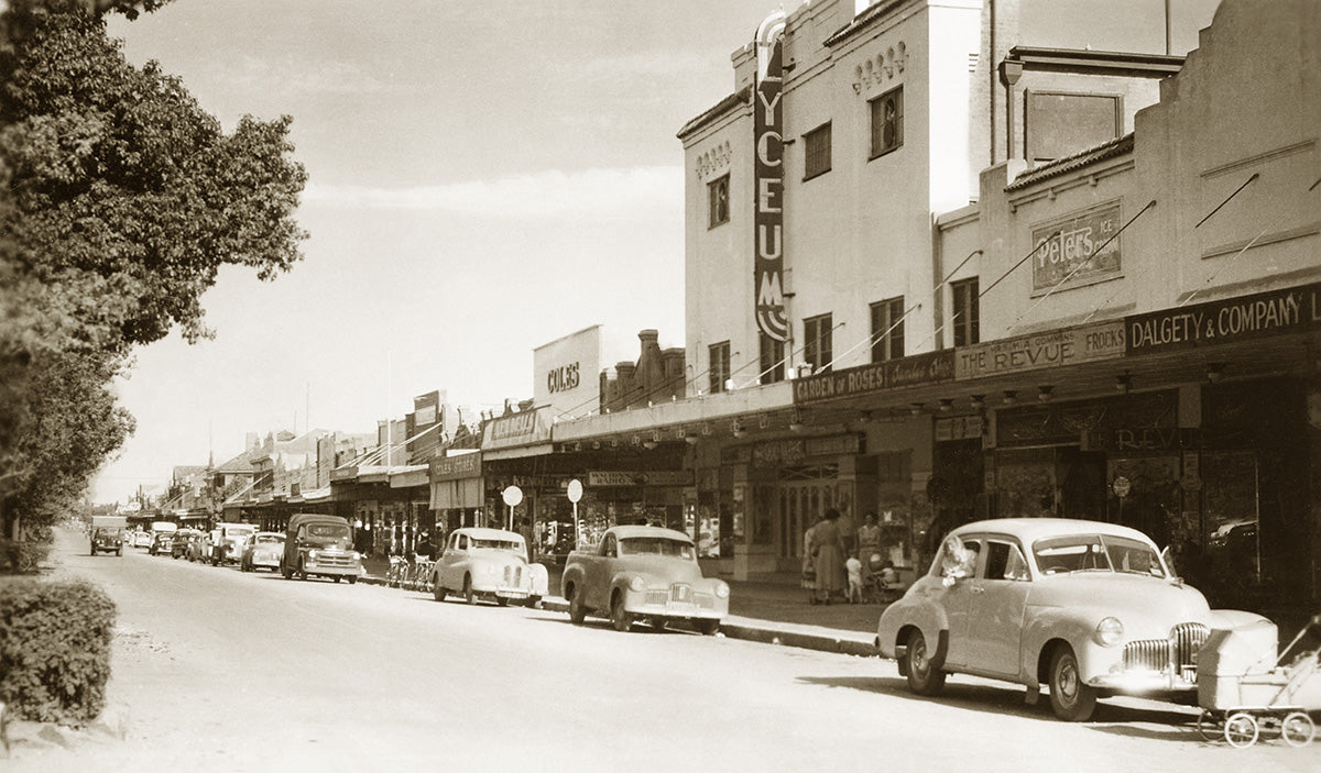 Banna Avenue, Griffith NSW Australia 1950s