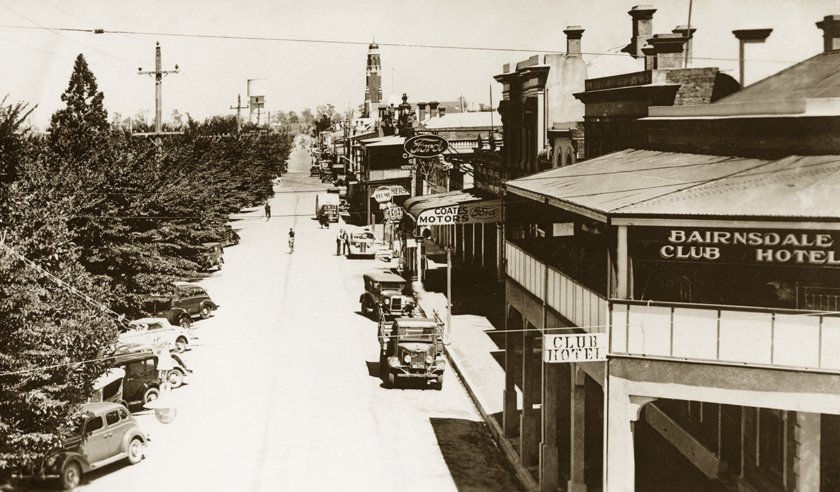Main Street - Looking West, Bairnsdale VIC Australia c.1939