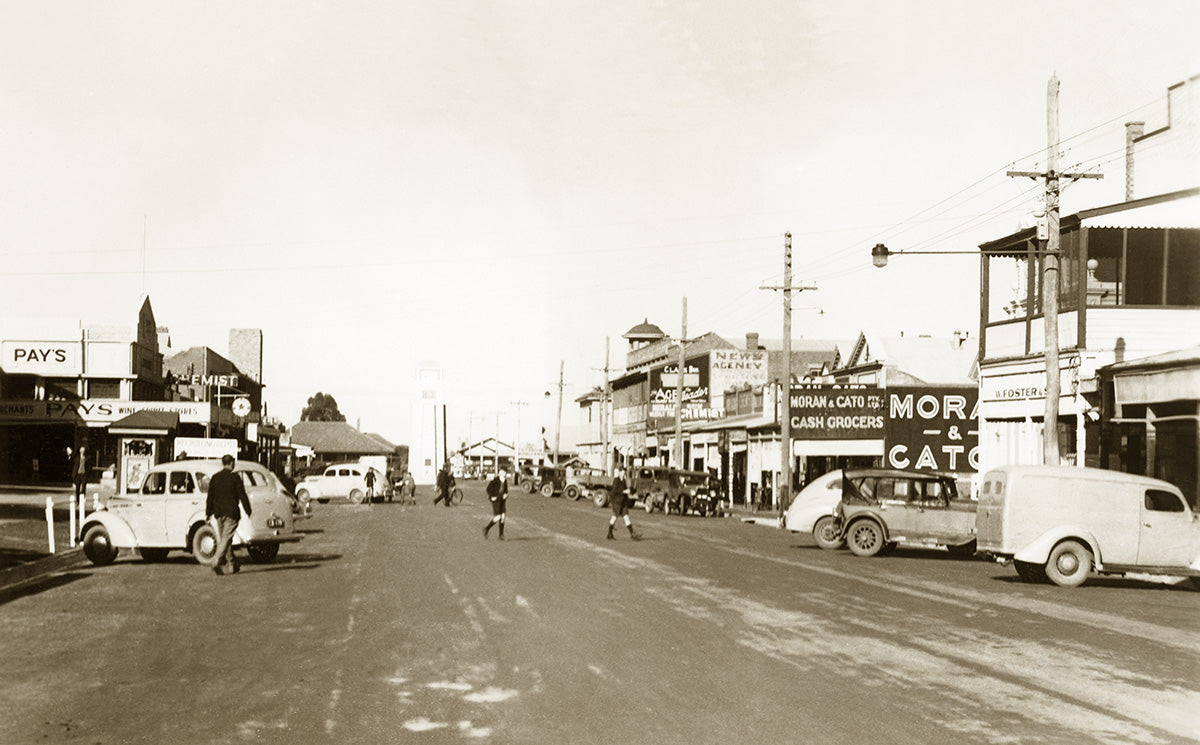 Victoria Street, Kerang VIC Australia 1940s