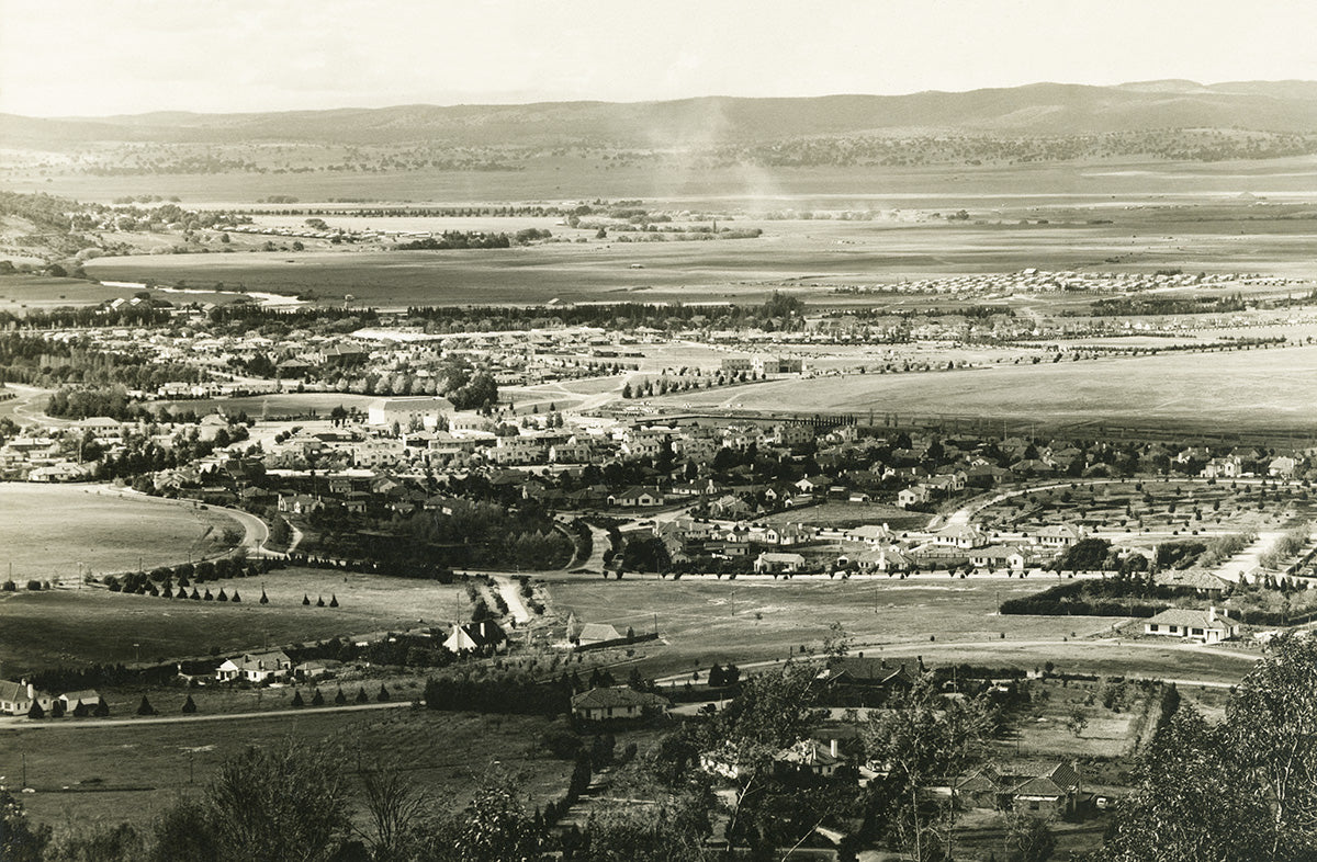 General View Over Canberra, Canberra ACT Australia 1930s