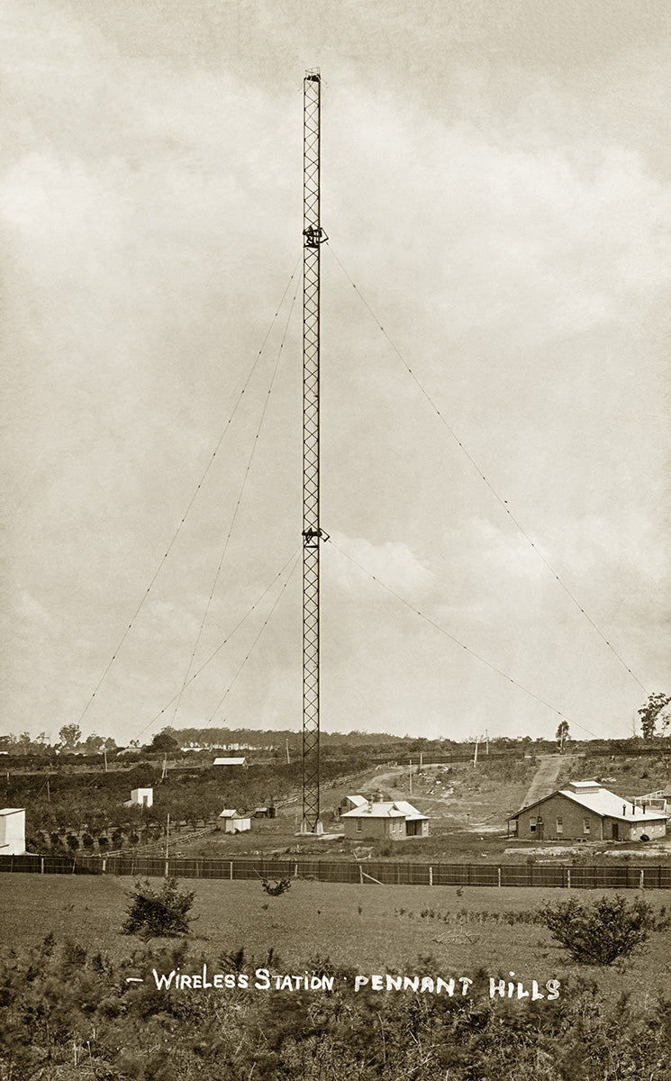 Wireless Station, Pennant Hills NSW Australia 1920s