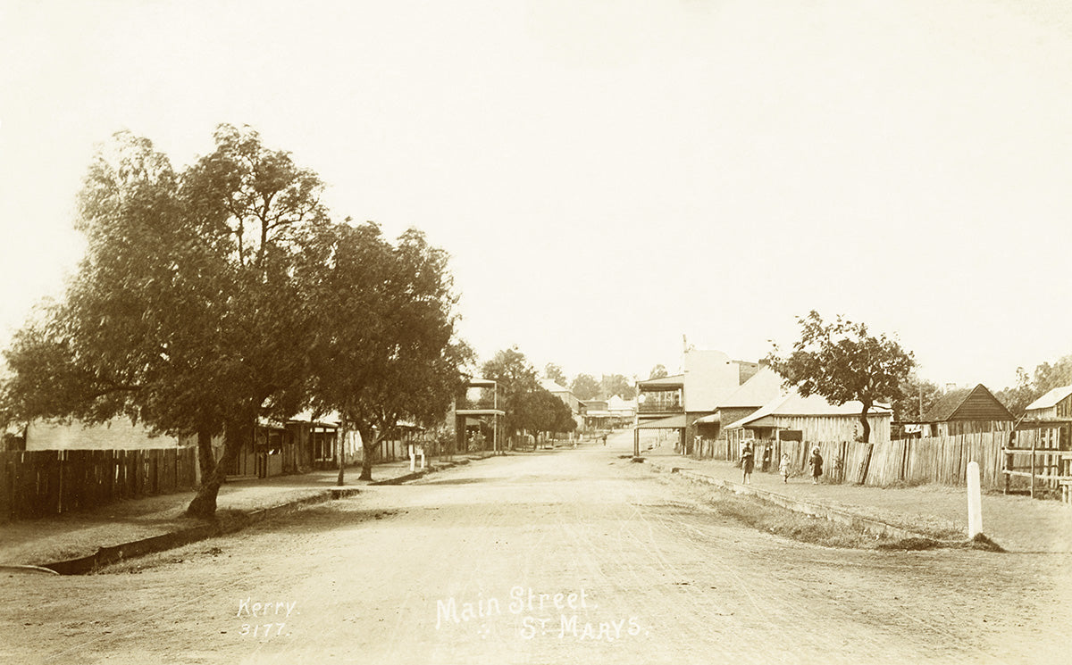 Main Street, St. Marys NSW Australia c.1895