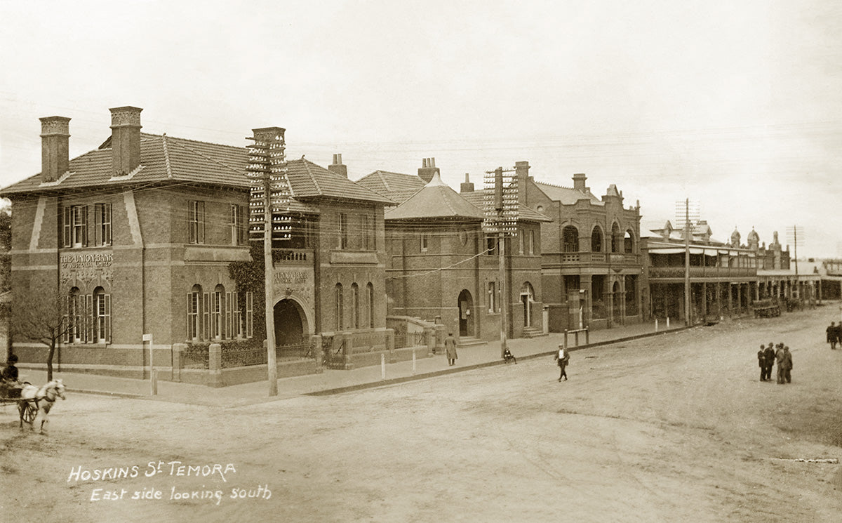 Hoskins Street - Looking South, Temora NSW Australia c.1904