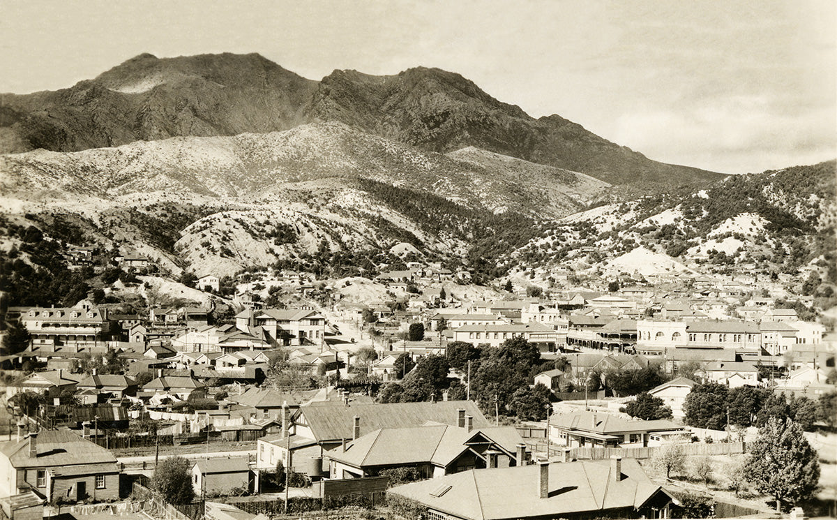 Aerial View And Mount Owen, Queenstown TAS Australia 1940s