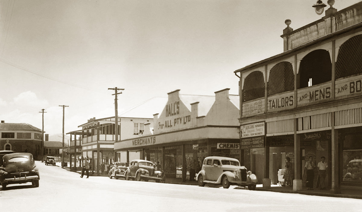 Wallace Street, Macksville NSW Australia 1950s