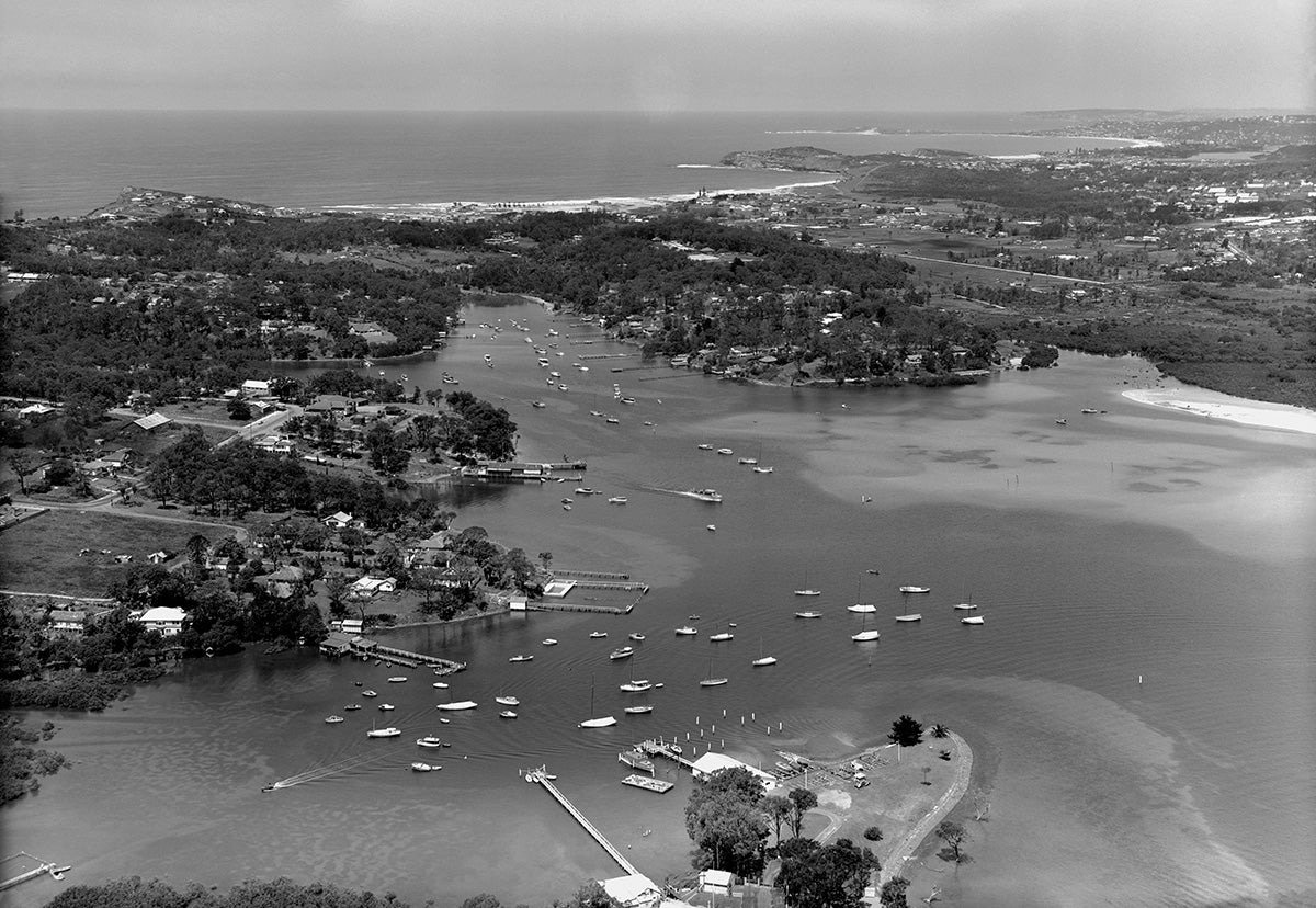 Aerial View To Bayview And Long Reef, Newport NSW Australia 1950s