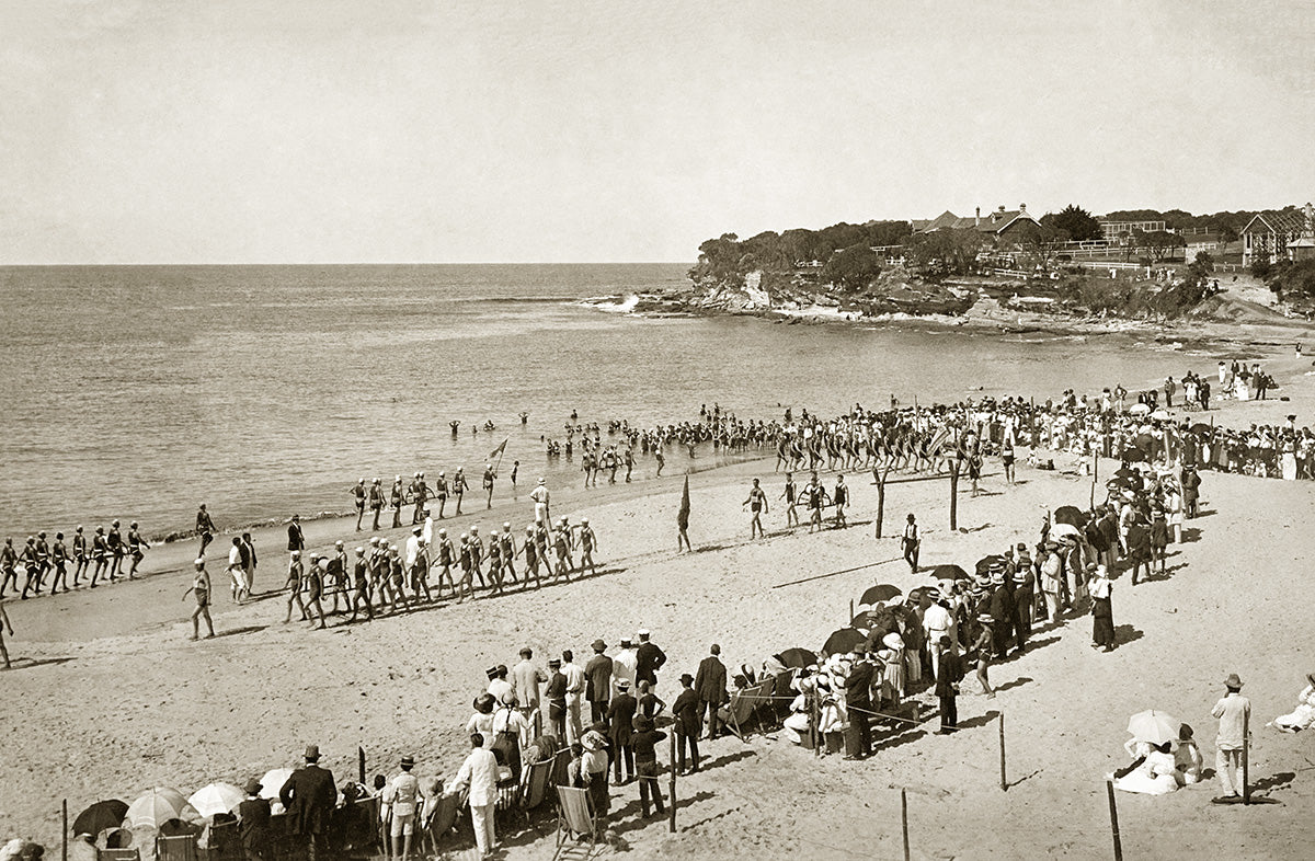 Beach Carnival, Cronulla NSW Australia c.1908