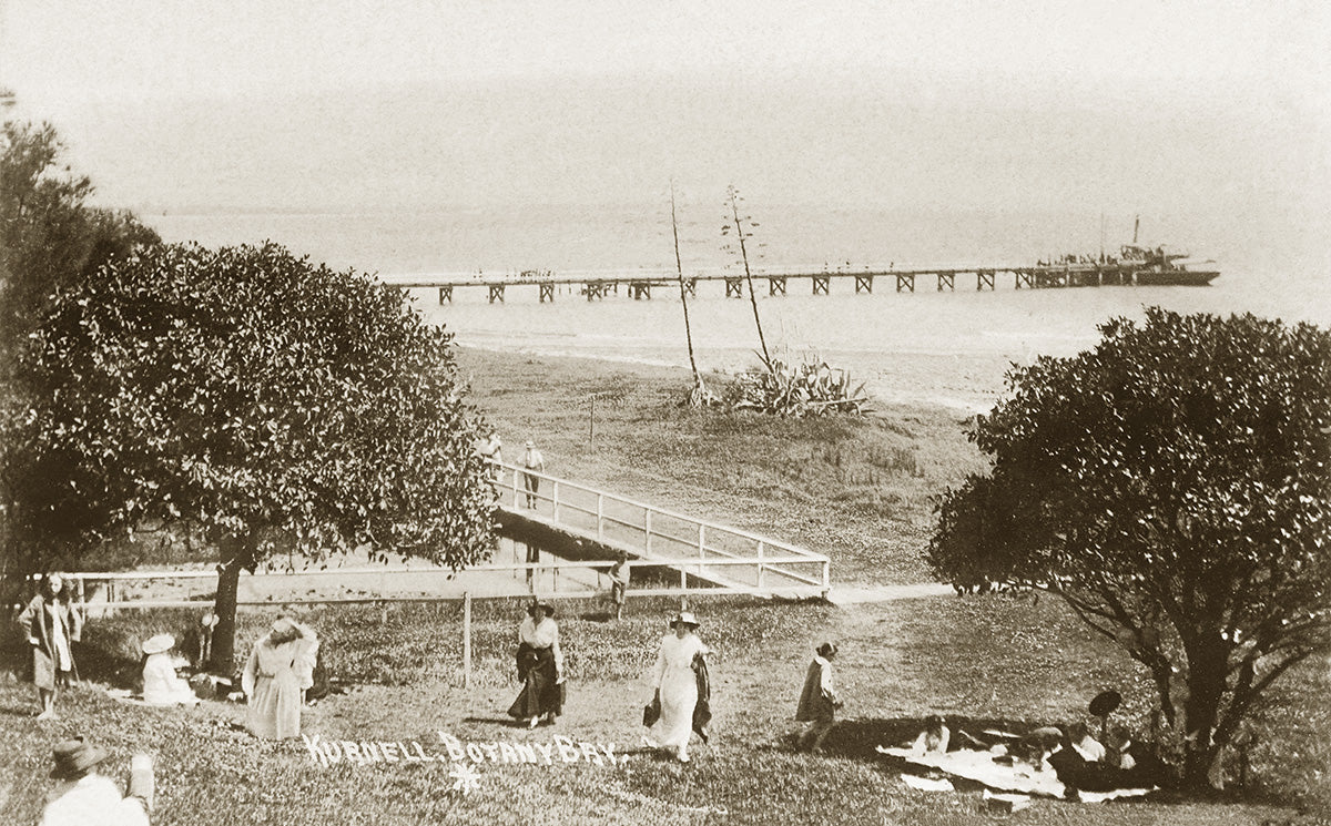 Picnic Party Near The Pier, Kurnell NSW Australia 1907