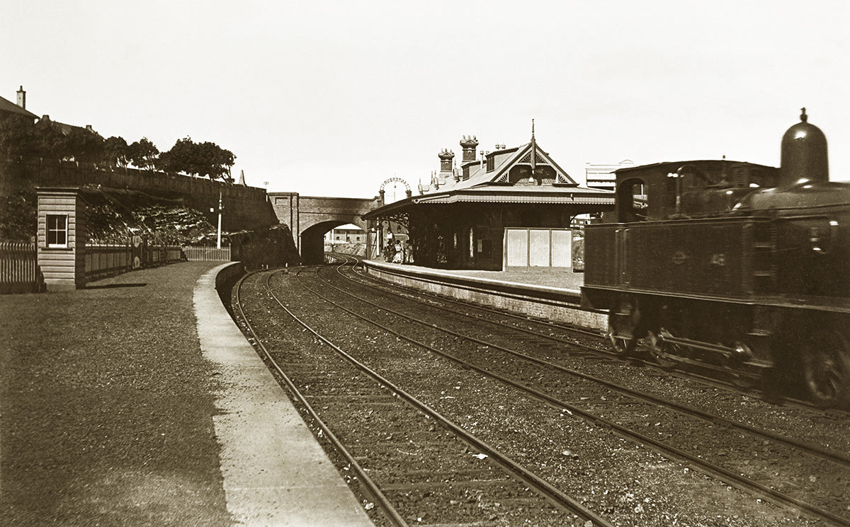 Railway Station, Canterbury NSW Australia c.1907
