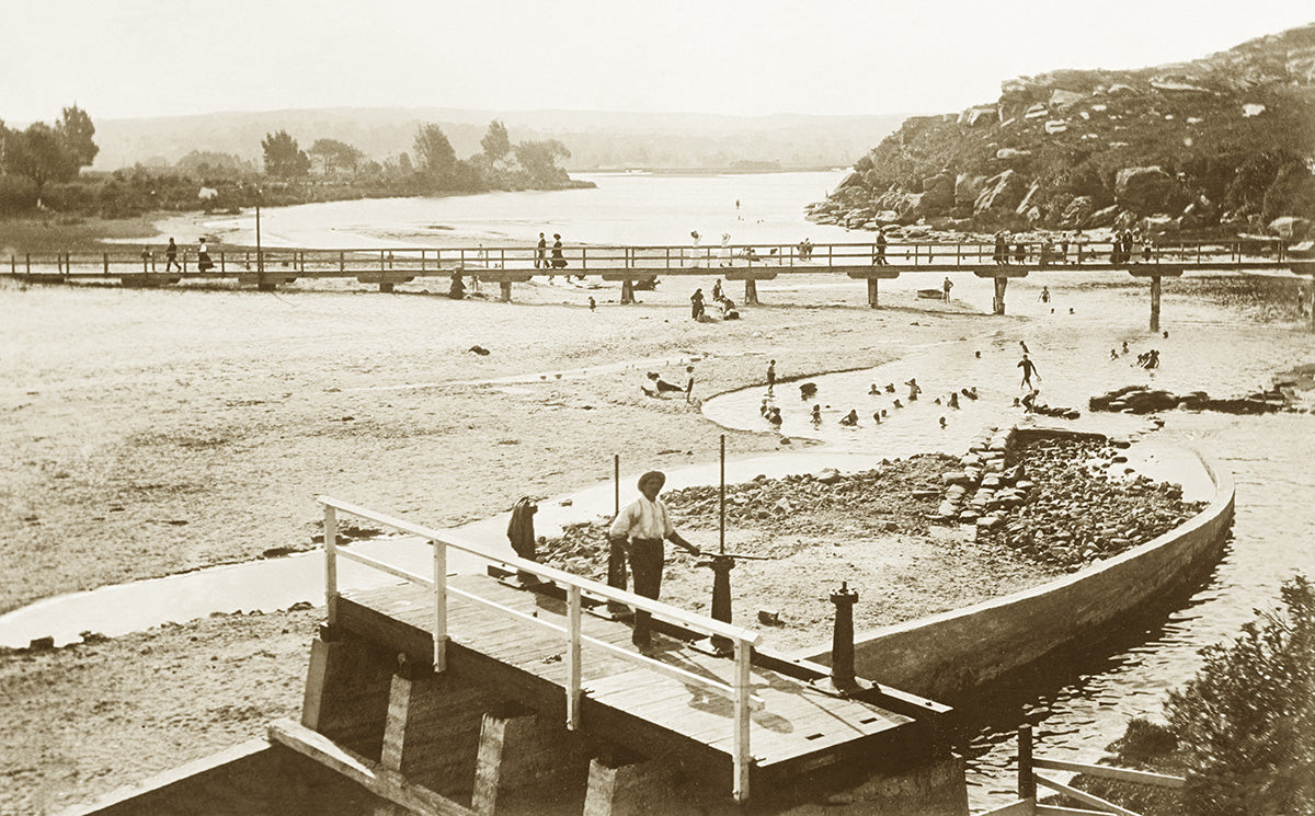 Manly Lagoon, Queenscliff NSW Australia c.1907