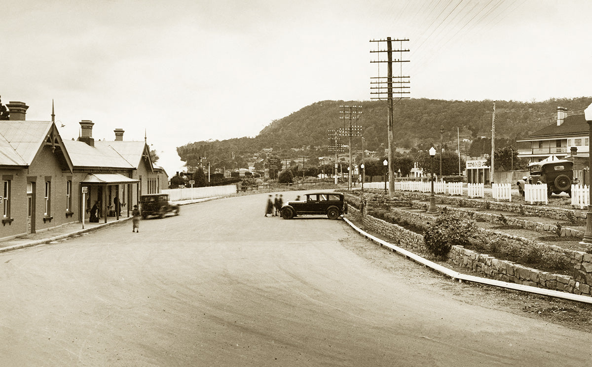 Railway Station, Bowral NSW Australia c.1932