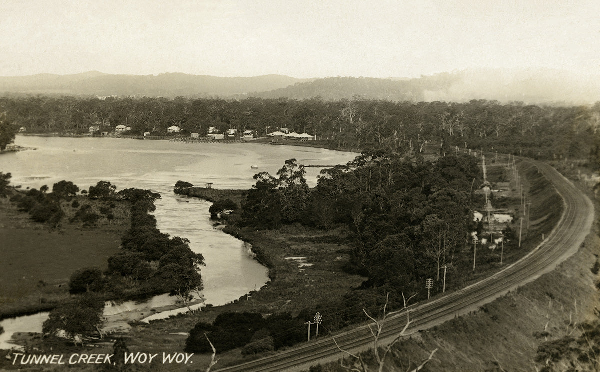 Tunnel Creek, Woy Woy NSW Australia 1910s