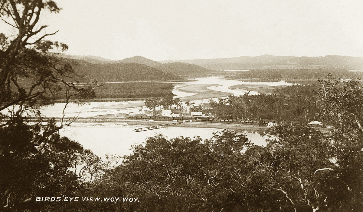 Birds Eye View, Woy Woy NSW Australia c.1907