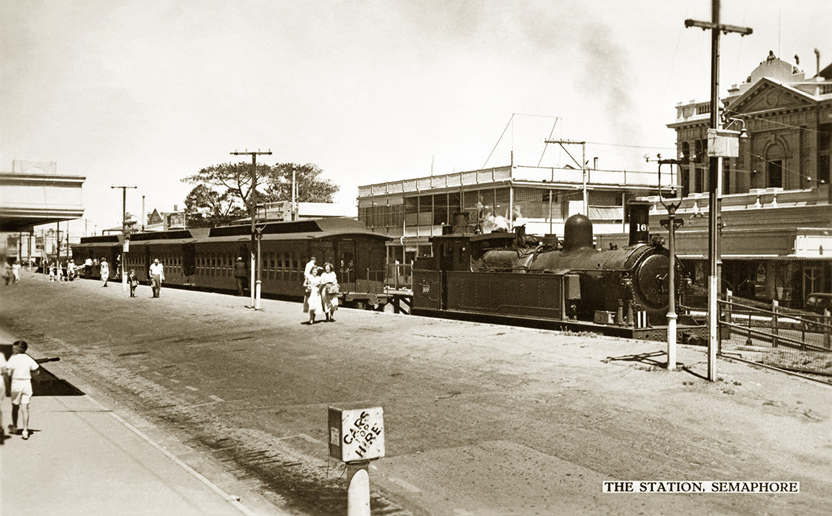 Railway Station, Semaphore SA Australia c.1949