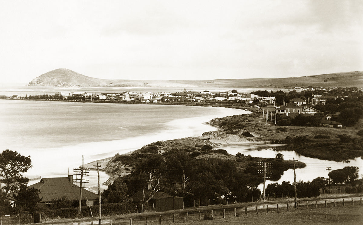 General View Of Victor Harbour And The Bluff, Victor Harbor SA Australia 1930s