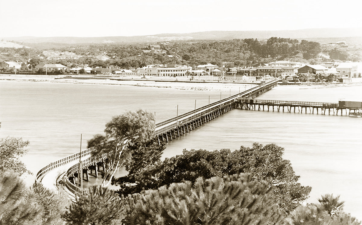 From Granite Island, Victor Harbor SA Australia c.1940