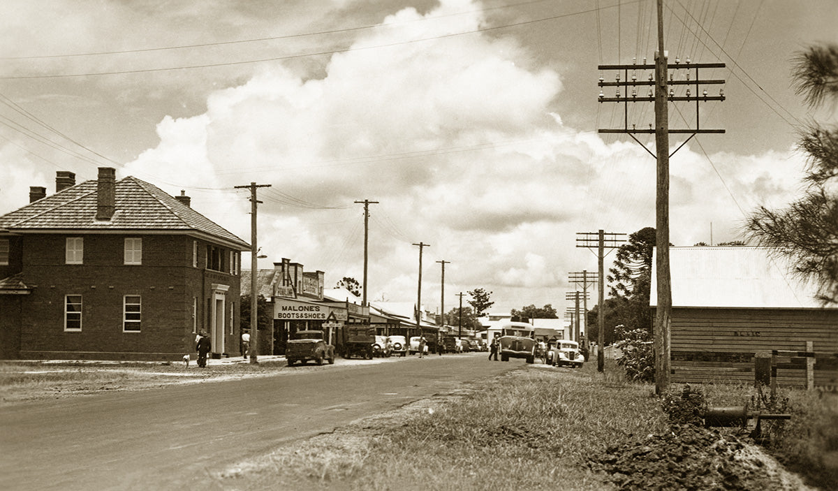 River Street, Woodburn NSW Australia 1940s