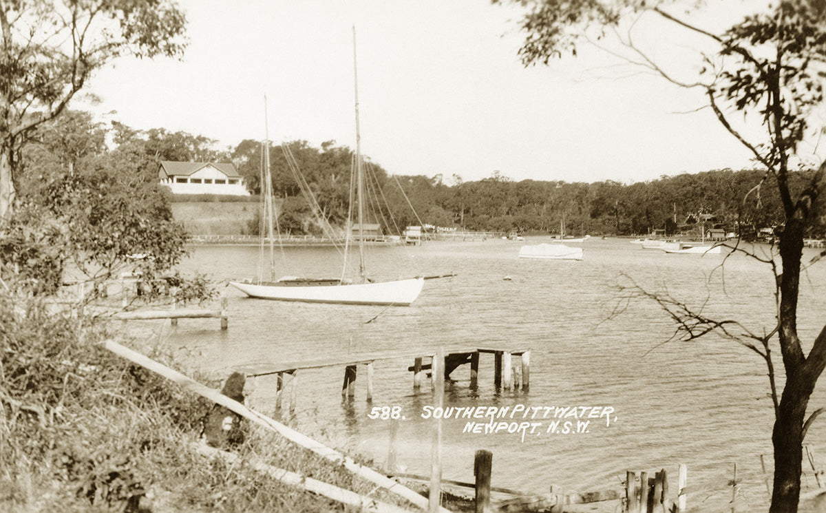 Southern Pittwater, Newport NSW Australia 1920s