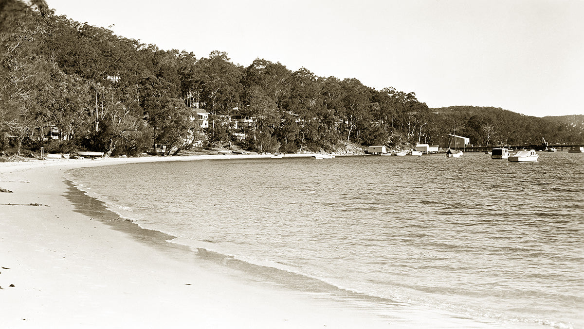 Overlooking Pittwater From Clareville Beach, Clareville NSW Australia 1950s