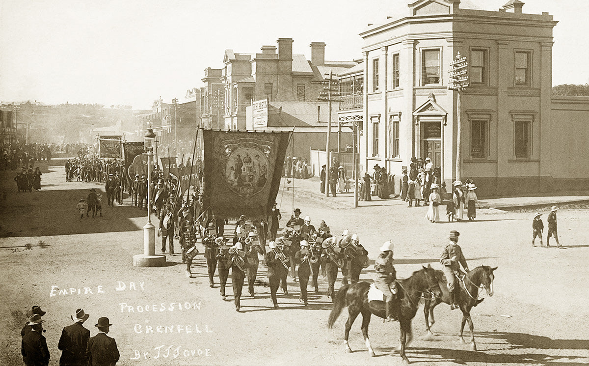 Empire Day Procession, Grenfell NSW Australian 1911