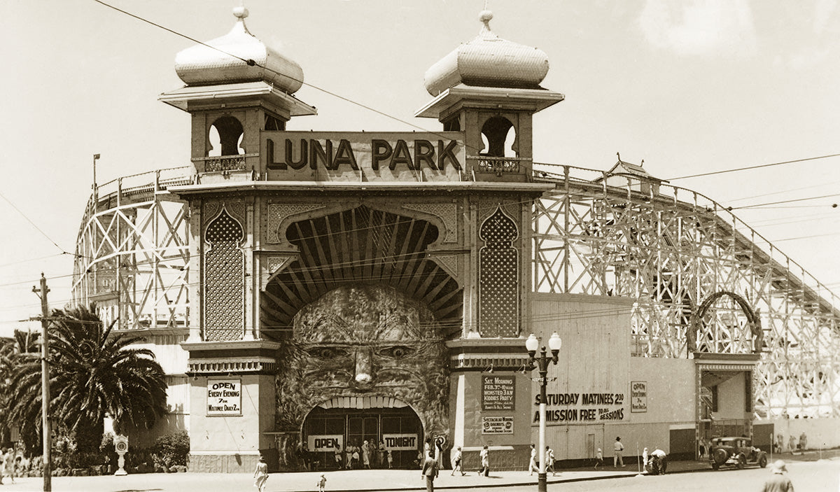 Luna Park - St. Kilda, Melbourne VIC Australia 1930s