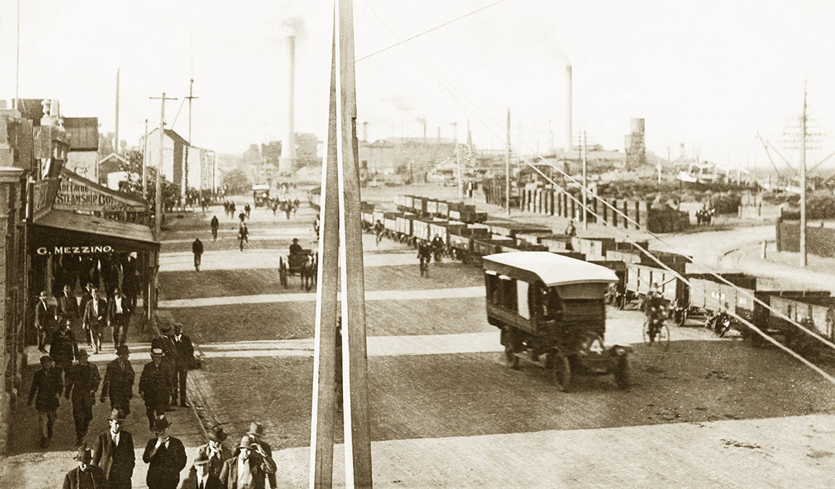 Ellen Street - Looking North, Port Pirie SA Australia c.1920
