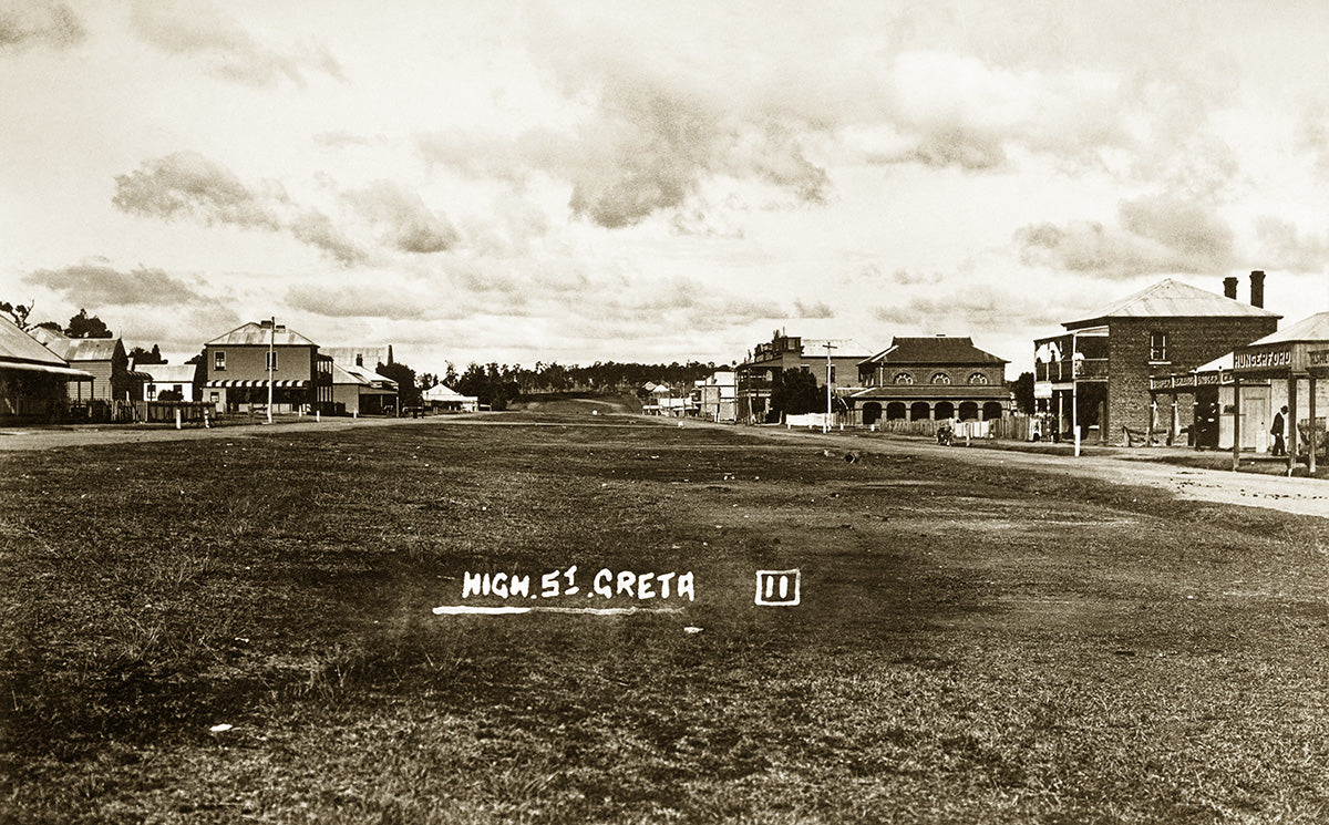 High Street, Greta VIC Australia c.1910