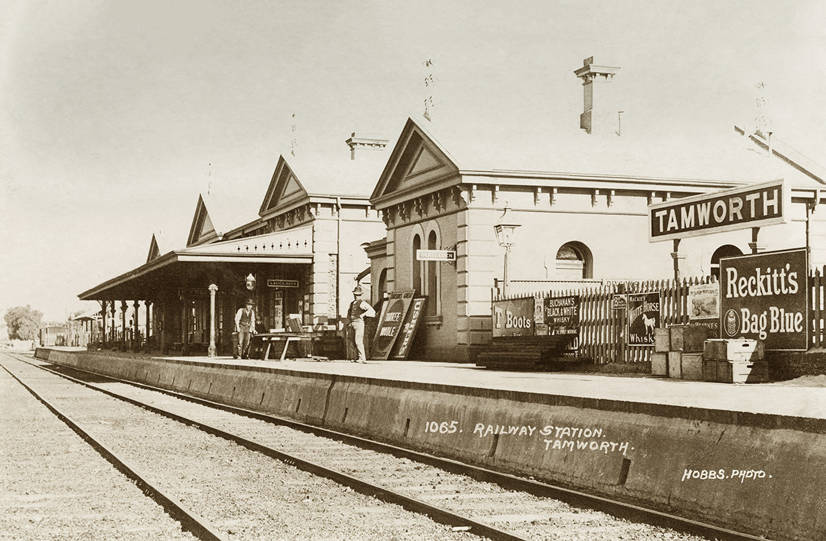 Railway Station, Tamworth NSW Australia c.1900