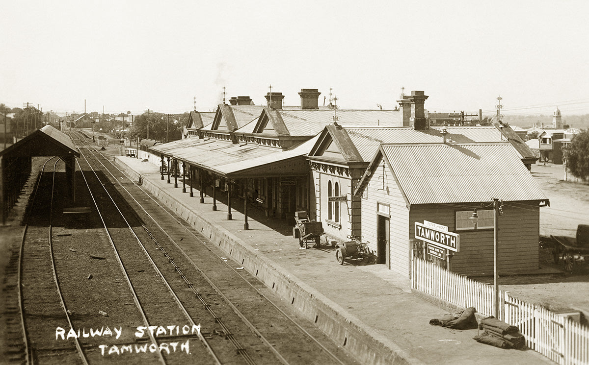 Railway Station, Tamworth NSW Australia c.1916